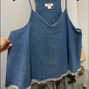 NWOT jeans tank top